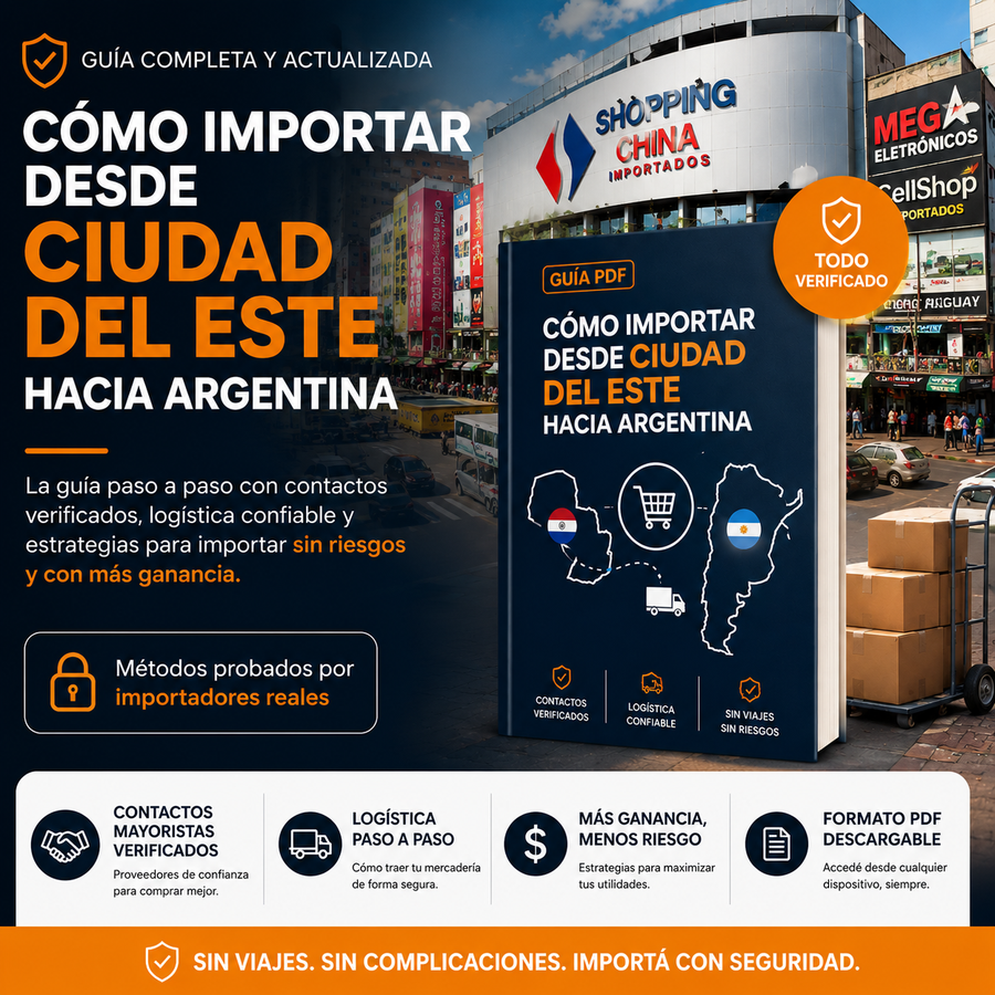Método Importa Pro: Contactos de Proveedores y Logística de Ciudad del Este